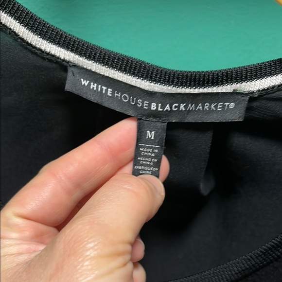 White House Black Market Jackets & Blazers - EUC White House Black Market Black Top